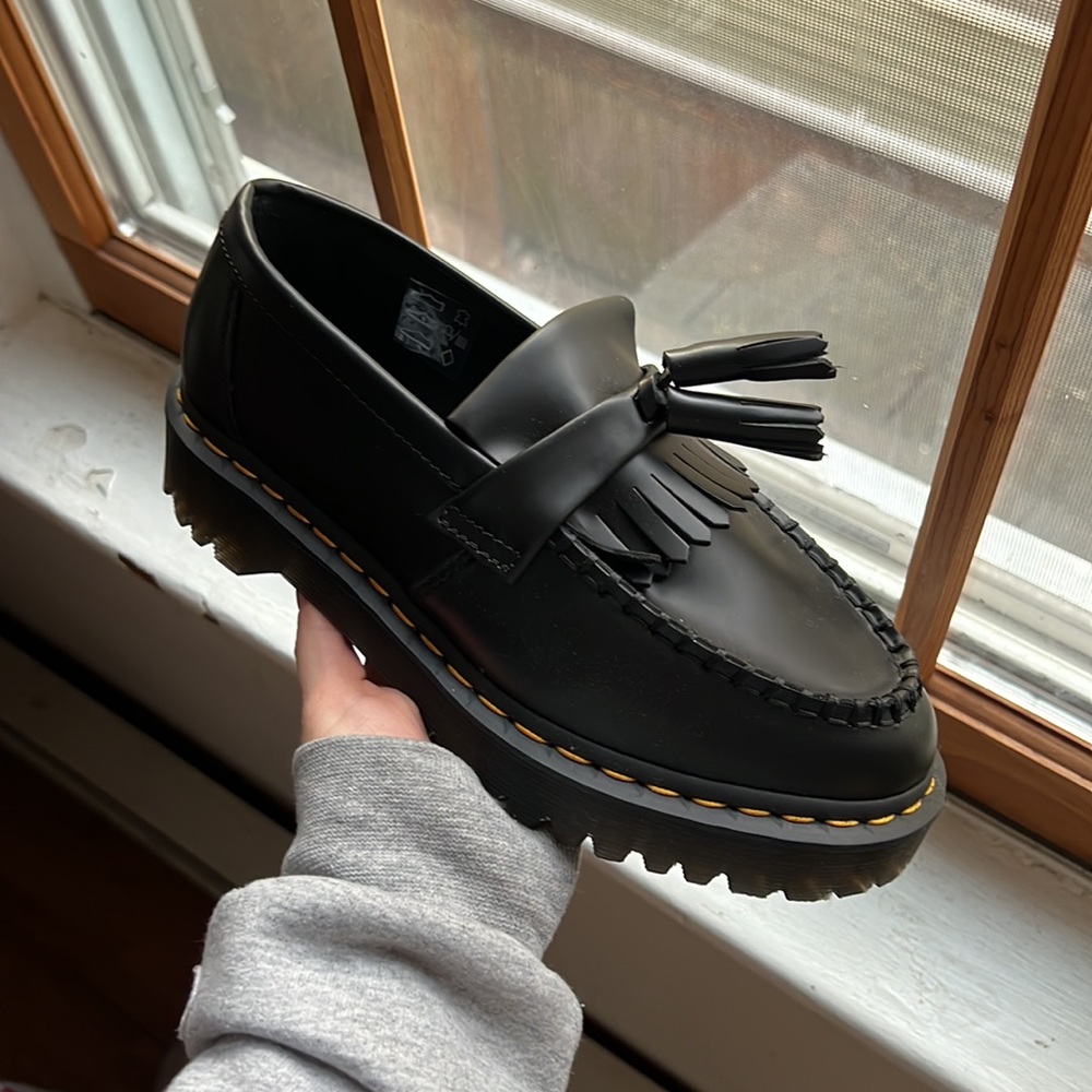 Adrian Bex Smooth Leather Tassel Loafer Dr Martens